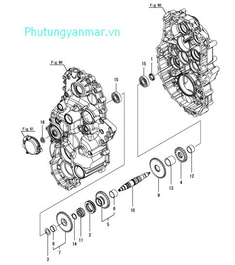 Trục truyền động di chuyển số 4